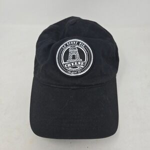 La Bonne Vie Cheese Black Cotton Baseball Hat Eiffel Tower Graphic Cap Big X